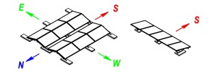 Solar ballast mounting structure 